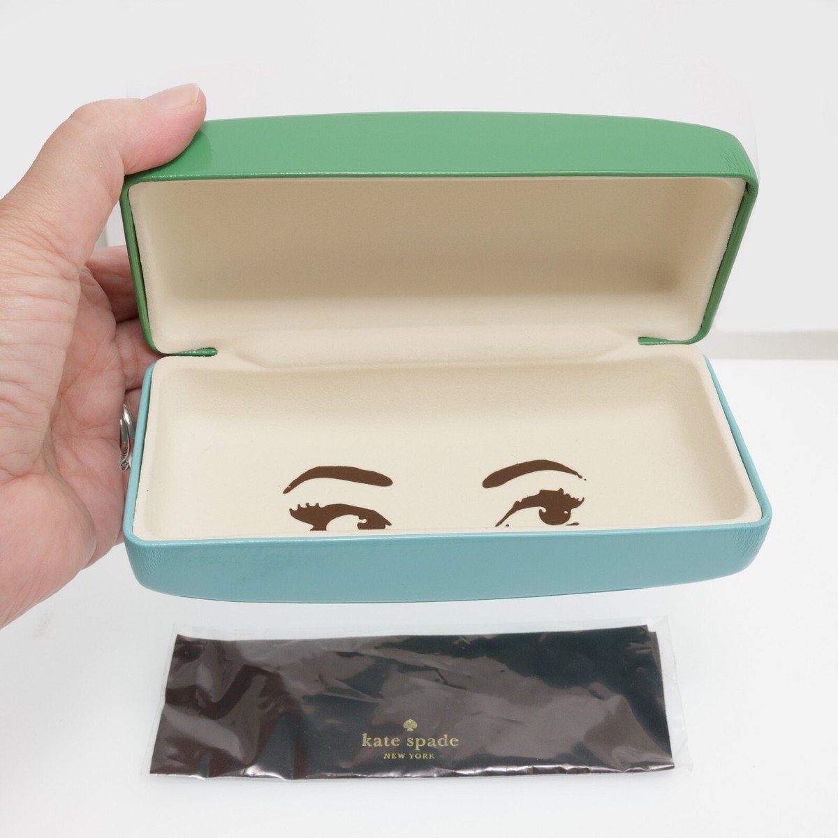 Kate Spade Blue Light Glasses with Case & Cleaning Cloth Kate Spade Amabella/G Eyeglasses - main image 4