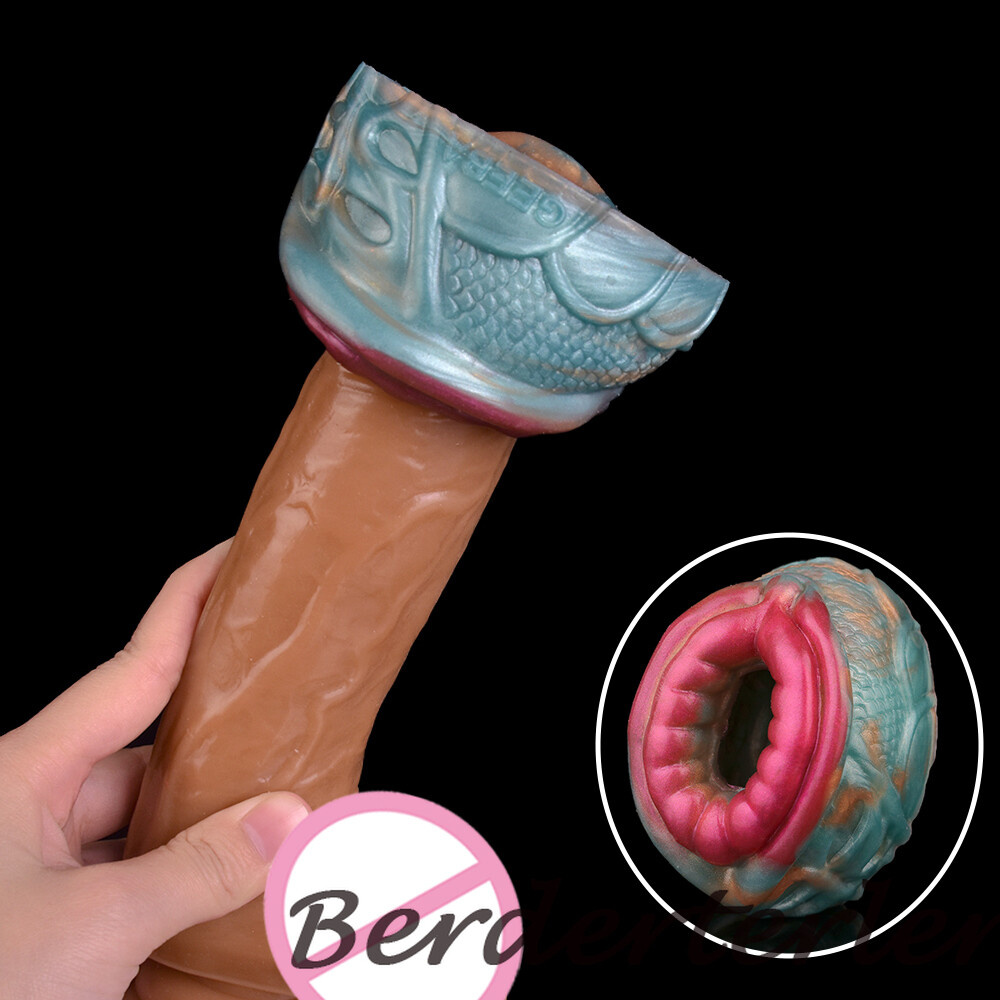 Fish Mouth Glans Trainer Silicone Penis Massage Soft Masturbation Cup Sex  Toys | eBay
