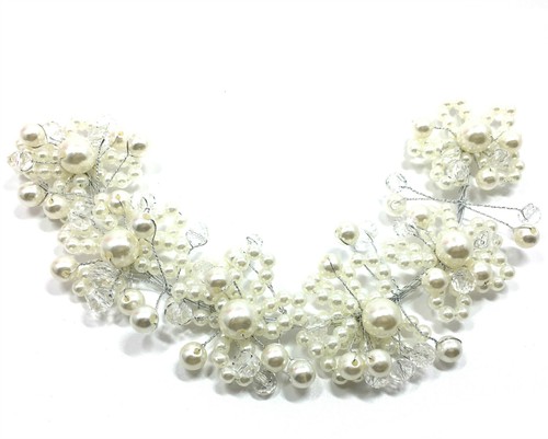 Wedding Bridal Hair Band Imitation Pearl Headband Headpiece Hair Accessories - Picture 7 of 11