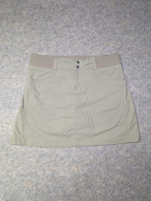 Title Nine Skort 14 Green Recycled Clamber 2.0 Hike Stretch Elastic Waist UPF50