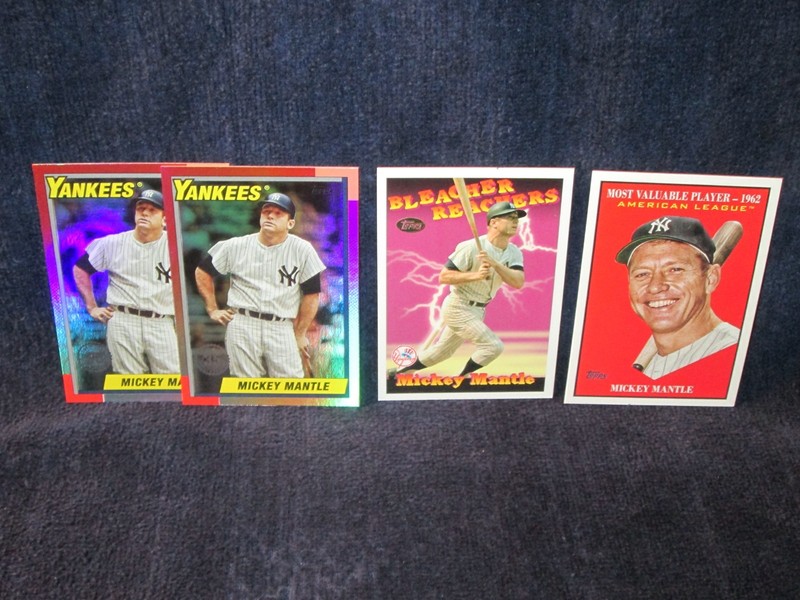 (7) 2025 Topps Update Miscellaneous Insert Lot Mickey Mantle