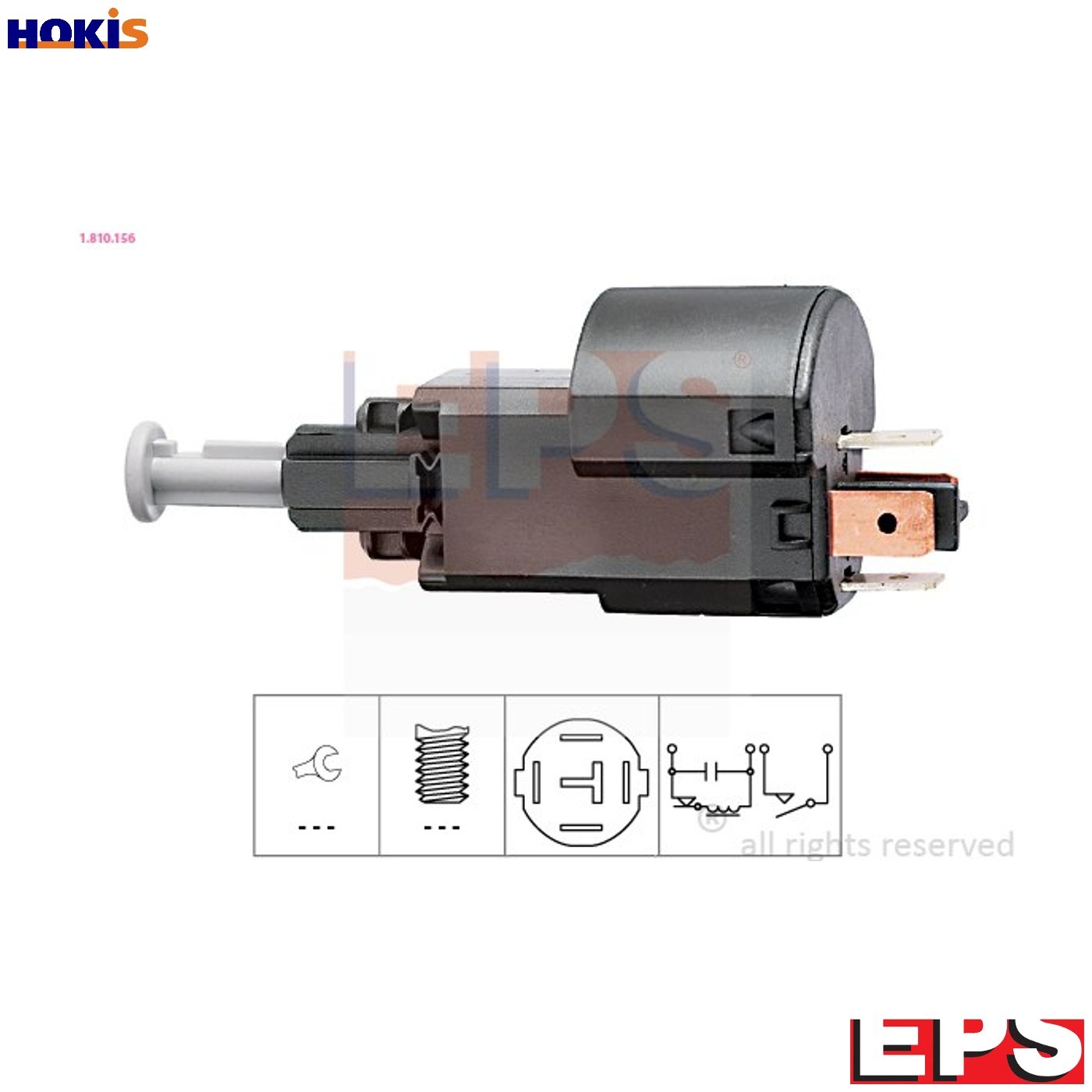 EPS 1.810.156 Brake Light Switch for OPEL,VAUXHALL - Image 7