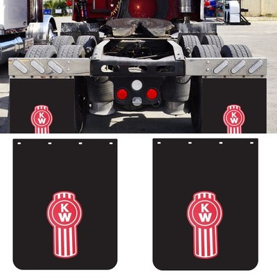 24''x30'' Mud Flaps for Trailer Truck Semi-Truck Heavy Duty Black Mud Flaps