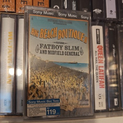 Fatboy Slim Big Beach Boutique II ( Midfield General)  FACTORY SEALED CASSETTE