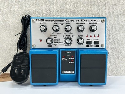 Boss CE-20 Chorus Ensemble Guitar Effect Pedal Used Tested w/ Adapter From Japan