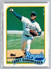 1989 Topps #750 Bret Saberhagen