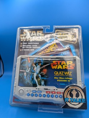 STAR WARS Tiger Electronics Quiz Wiz Trivia Game Episode IV Trilogy - New Sealed