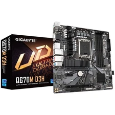 GIGABYTE Q670M D3H Intel Q670 Motherboard with 6+1+1 Phases Hybrid Digital VRM