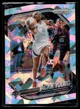 Jackie Young 2025 Panini Prizm WNBA Ice Prizm Card #23