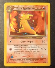 Dunkles Tornupto/Dark Typhlosion Holo 10/105 Neo Destiny Set mit Swirl