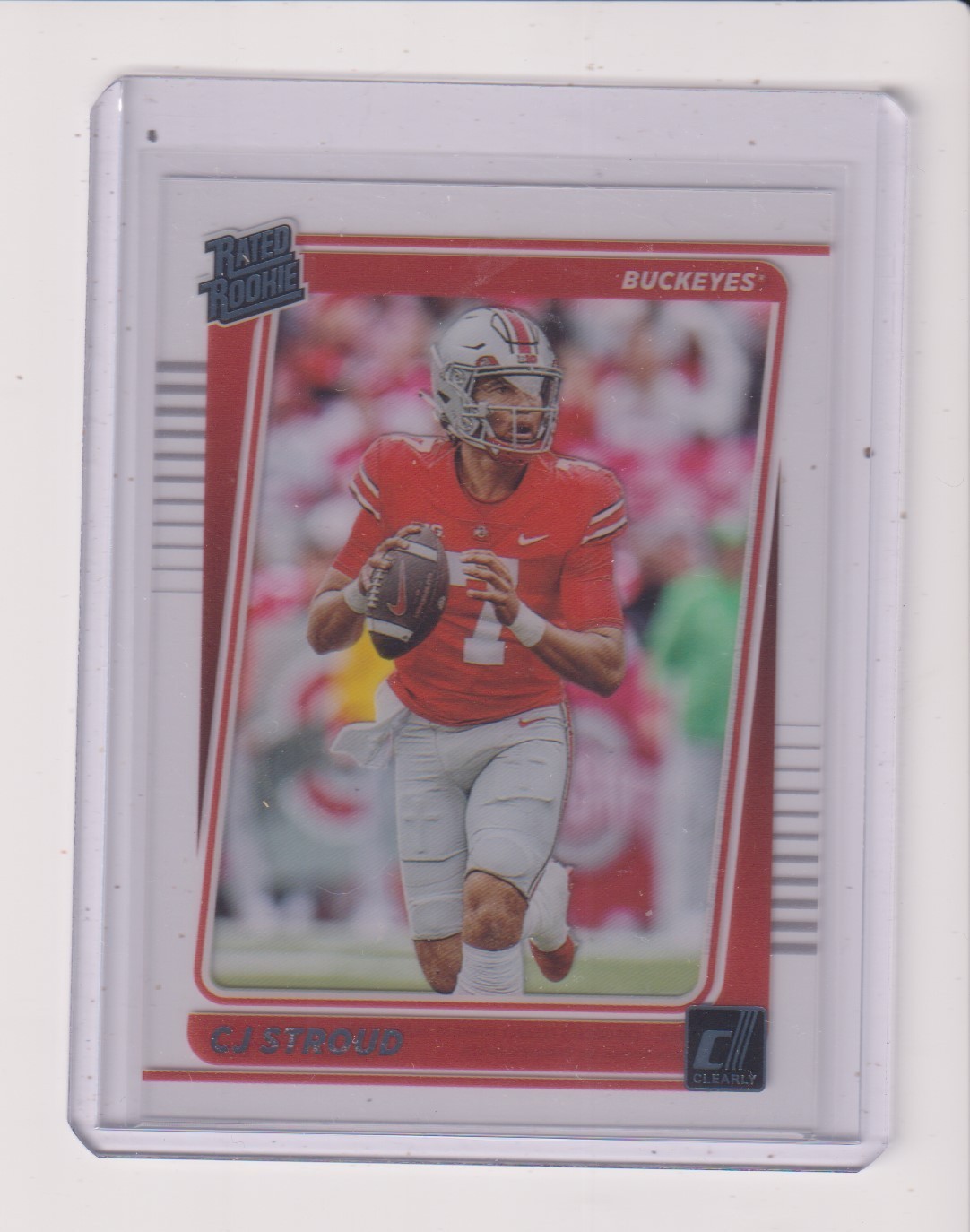 2023 CHRONICLES CLEARLY DONRUSS DRAFT PICKS #27 CJ STROUD RC