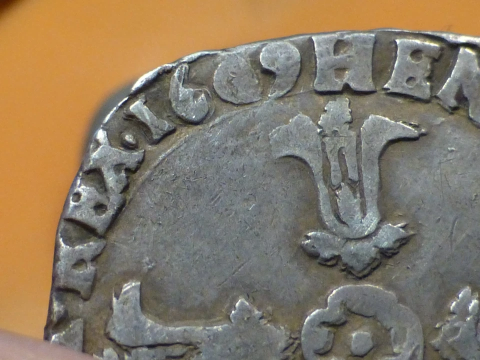 HENRI IV - QUART D'ECU (ARGENT) - 1609 K (BORDEAUX) - RARE & QUALITE TB++ ! - Photo 3/4