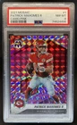 2021 Panini Mosaic Patrick Mahomes II Prizm Camo Pink #1 Chiefs PSA 8
