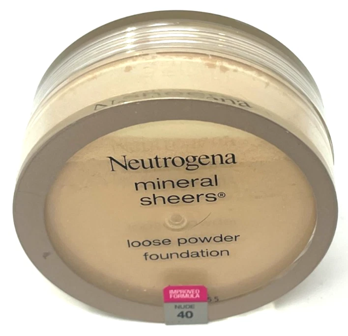 Neutrogena Mineral Sheers Loose Powder Foundation 0.19 oz Sealed 40 - Nude - Image 2 of 3