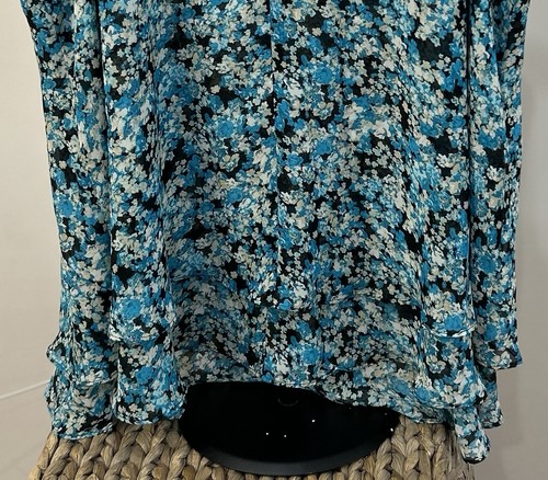 Camicetta donna LANE BRYANT collezione swing senza maniche scollo a V floreale taglia 24 nuova con etichetta - Foto 6 di 9