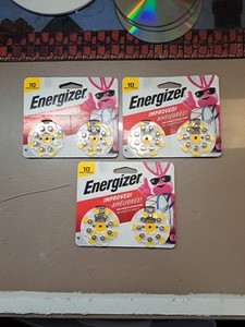 NEW 48 Energizer Size 10 Zinc Air Hearing Aid Batteries AZ10DP-16