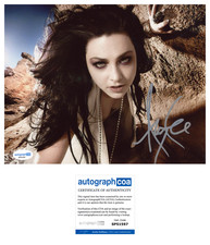 Amy Lee ‘Evanescence’ Band Lead Singer Signed 8x10 Photo ‘Bring Me To Life’ ACOA