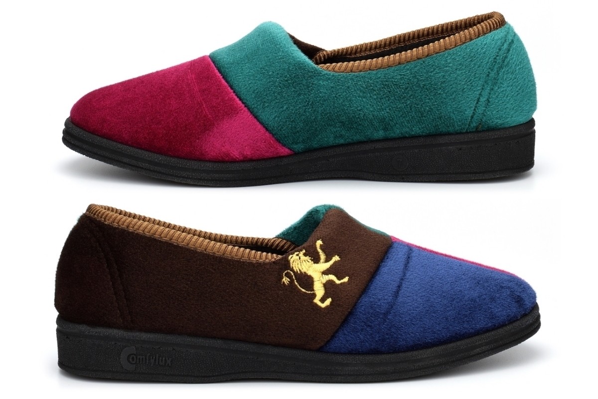 SAOLA Pantofole uomo moquette ciabatte uomo slip on motivo leone suola gomma