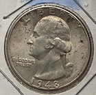 *SILVER* 1948-D  Washington Quarter - 90% Silver