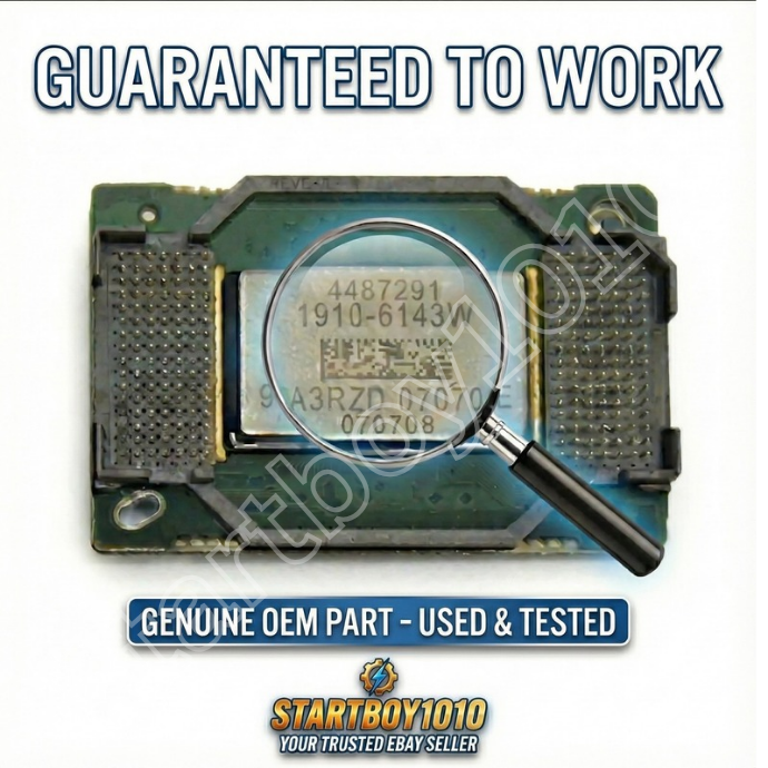 Mitsubishi DLP Chip # 1910-6143W WD-73737 WD-65737 WD-65736 WD