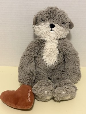 Slumberkins Otter Stuffed Plush with Heart Silky Otter 12''