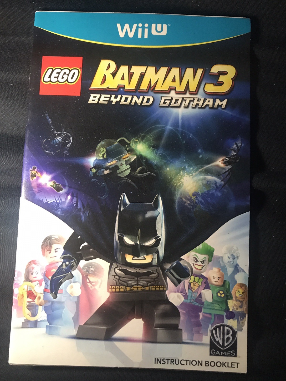 Lego Batman 3 Beyond Gotham (Nintendo Wii U) Original MANUAL ONLY (No Game)