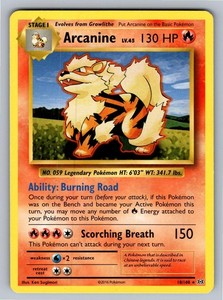 Arcanine 18/108 XY - Evolutions Rare