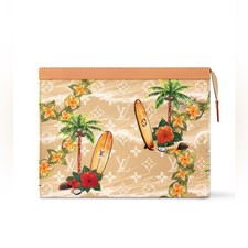 NEW   Louis Vuitton Floral Surfboard Pochette Voyage - Pharrell Limited Edition