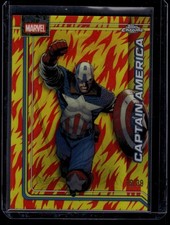 CAPTAIN AMERICA 2026 TOPPS CHROME MARVEL COMICS #019 HUMAN TORCH REFRACTOR 19/39