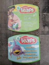 LeapFrog Little Leaps Educational Game System Beginner Games Lot of 2