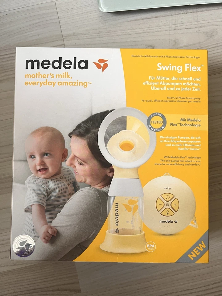 Medela Swing Flex Elektrische Milchpumpe - Gelb - Bild 1 von 3
