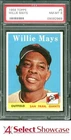 1958 TOPPS #5 WILLIE MAYS GIANTS HOF ONLY 6 HIGHER PSA 8