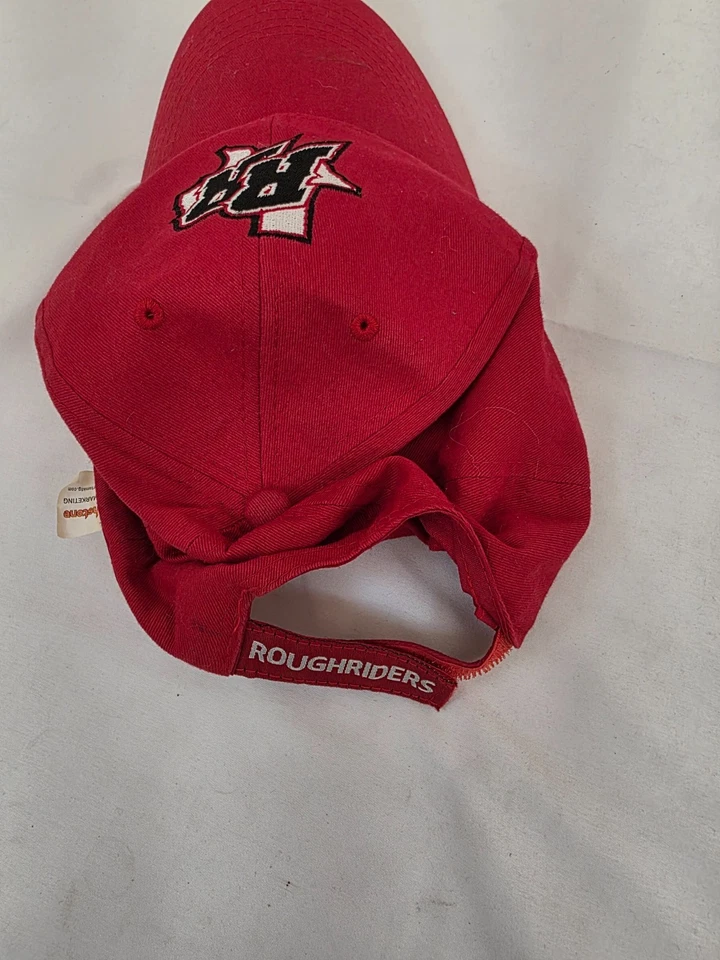 Vintage Frisco Rough Riders Minor League Baseball RR Cap Hat Red Black Texas - Image 2 of 4