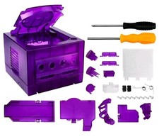 Nintendo GameCube Replacement Shell Purple Translucent