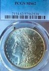 1884-O MS62 Golden Toning PCGS New Orleans Mint Morgan Silver Dollar