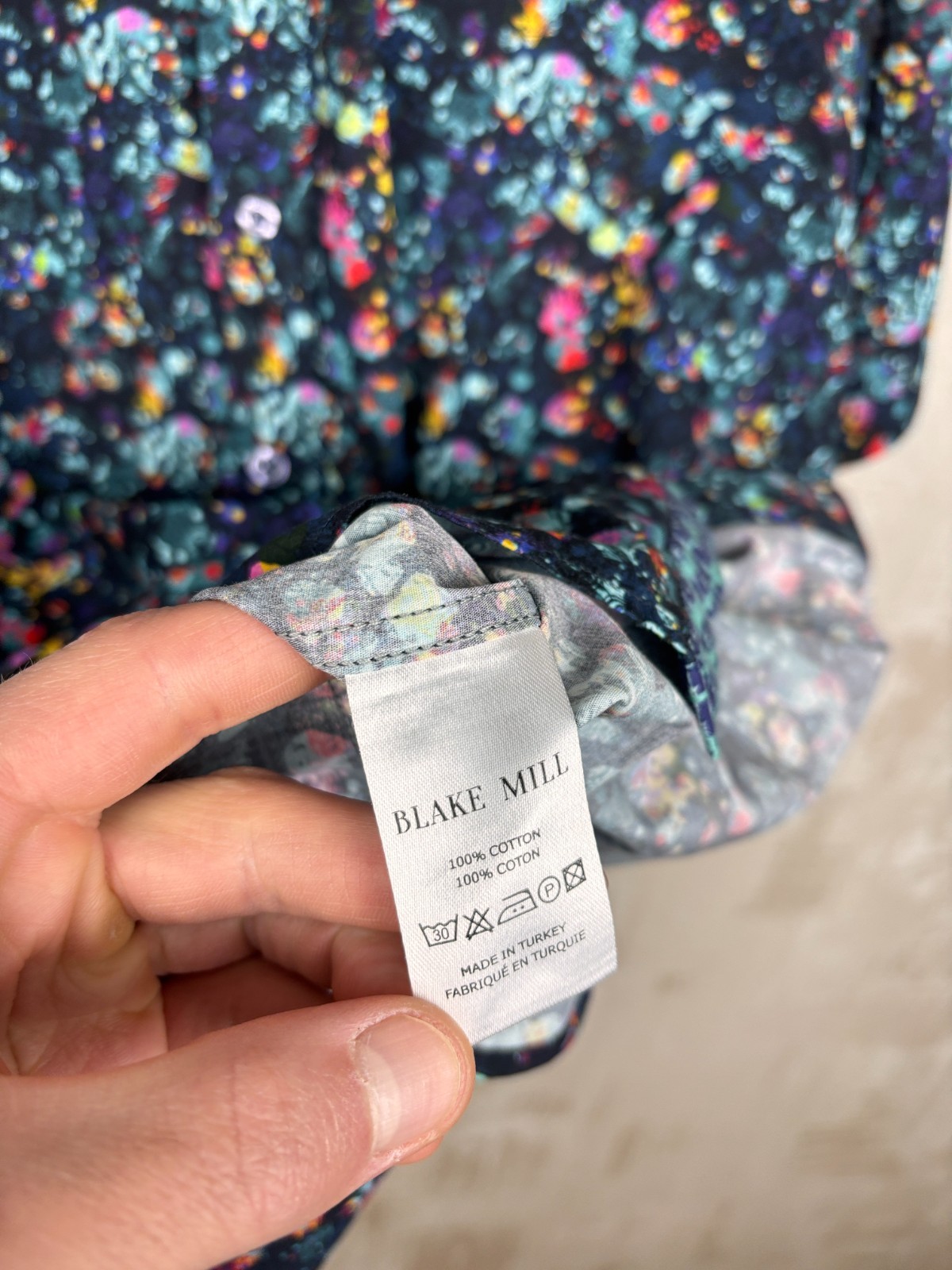 Blake Mill Multicolor Pattern Short Sleeve Shirt … - image 10