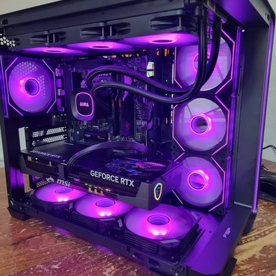 GAMER-PC: AMD Ryzen 7 9800X3D , 32GB DDR5 , 1TB SSD , 16GB RTX 5070 TI, WIFI..