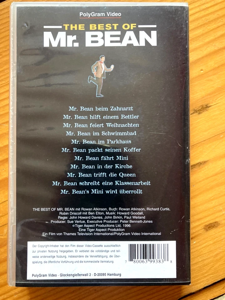 The Best of Mr. Bean - Original mit deutschen Untertiteln (Rowan Atkinson) VHS - Bild 2 von 3