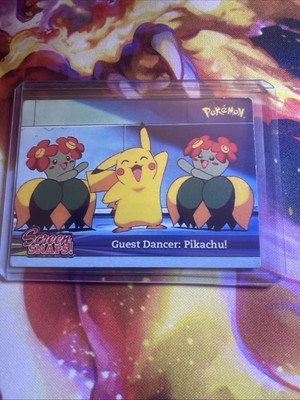 Vintage Guest Dancer: Pikachu! Snap 13 Screen Snaps Topps Johto TCG Pokemon Card