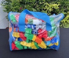 Mega Bloks Large Building Blocks Bulk 130pcs Toddler Kids Educational ToySet 6lb