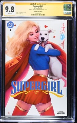 Supergirl #1 Nathan Szerdy Trade Variant CGC 9.8 - Signed by Cover