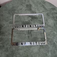 For Infiniti Mirror Chrome Finish Stainless Steel Metal License Plate Frame For Infiniti Mirror Chrome Finish Stainless Steel Metal License Plate Frame