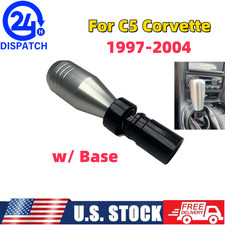 Aluminum Shift Knob W Base For Chevrolet C5 Corvette 1997-04 916-18 Thread Aluminum Shift Knob W Base For Chevrolet C5 Corvette 1997-04 916-18 Thread