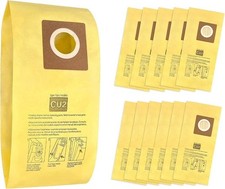 12 Pack AH10243 Vacuum Bags for Hoover Commercial Hushtone CU2 Upright Cleane...