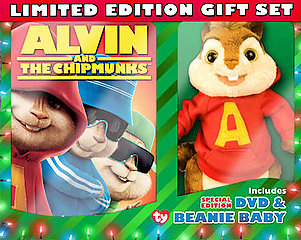 Alvin and the Chipmunks (DVD, Plush Gift Set Checkpoint