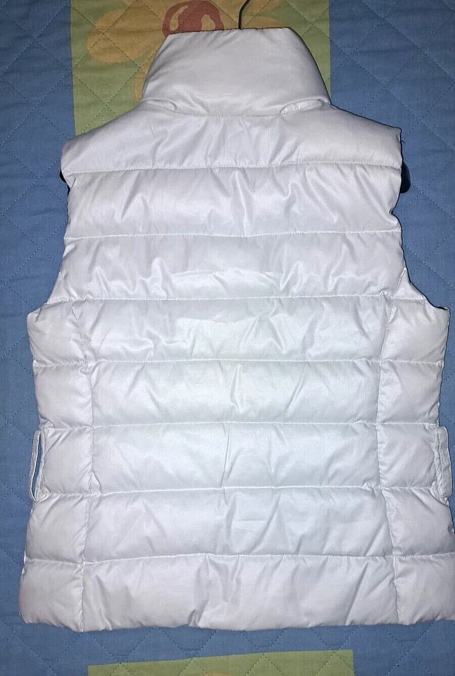 Giacca smanicata Moncler - colore bianco - taglia 10 anni /140 cm. per bambina - Immagine 3 di 4