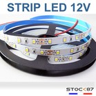 1 à 5m strip led 12v 60LED/m Blanc - blanc chaud - blanc neutre - ruban LED