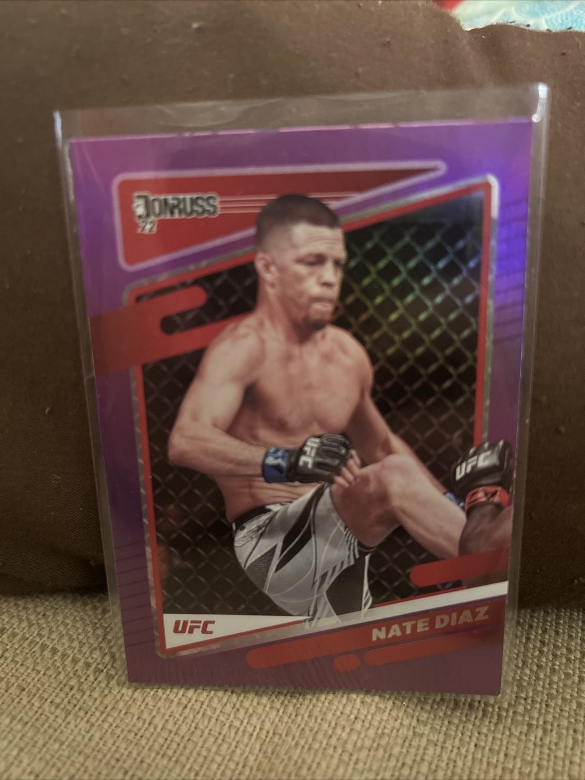 2022 Donruss UFC Purple Flood Nate Diaz #46