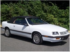 Fits Chrysler Convertible Soft Top w/Plastic Window 1987-1995 Lebaron, Black