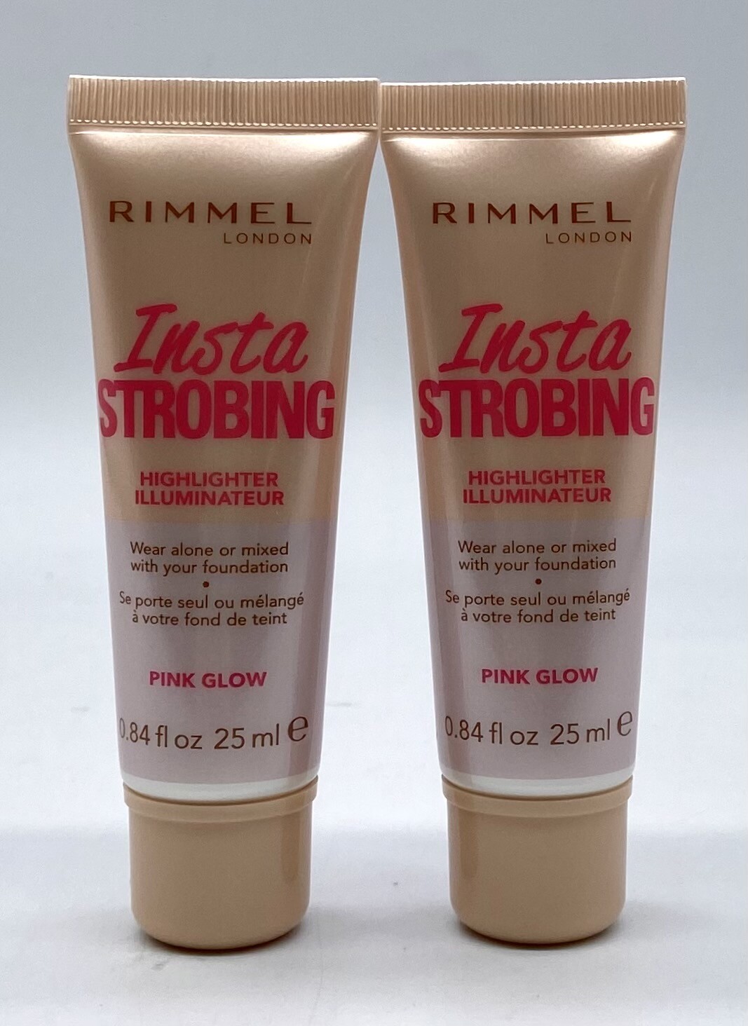 2 УПАКОВКИ - Стробирующий хайлайтер Rimmel Insta в тюбике 084 унции - ВЫБЕРИТЕ ЦВЕТ 2190₽